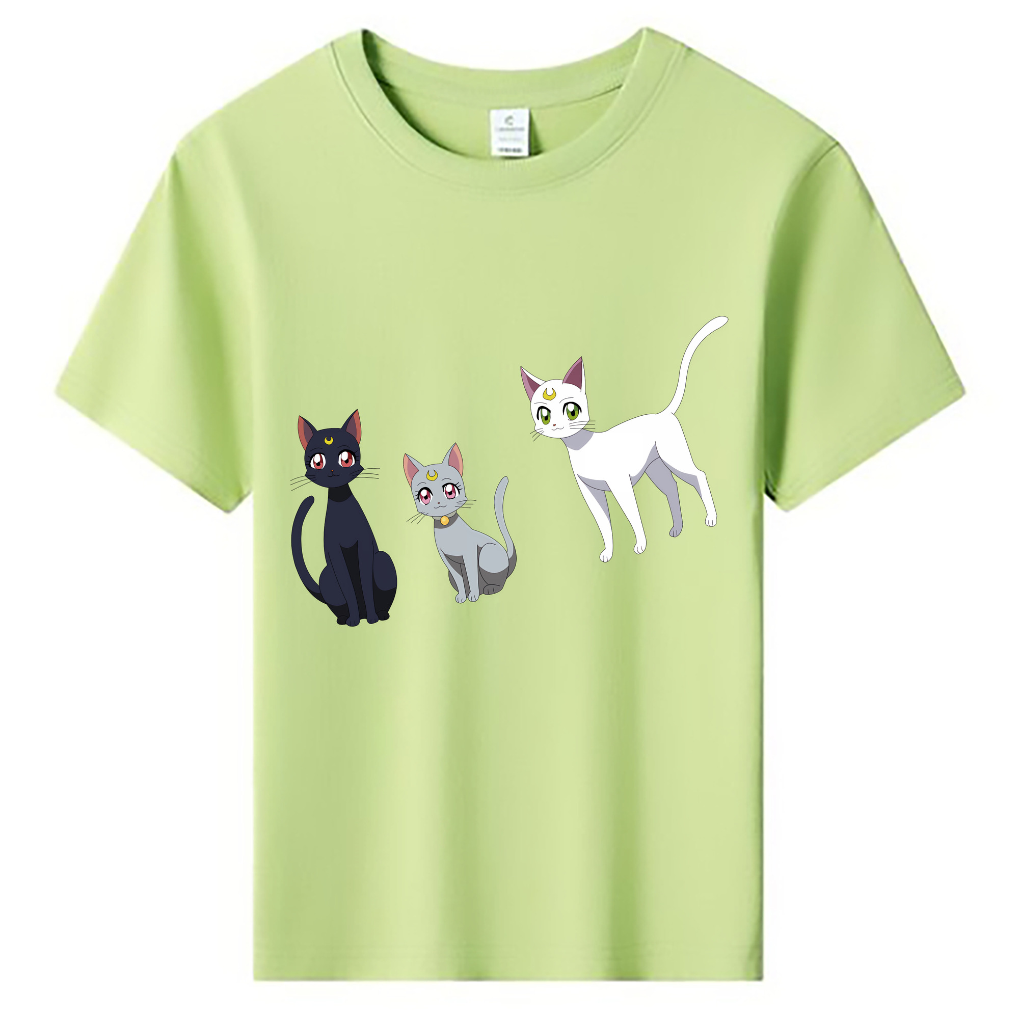 （画像用） 美少女戦士セーラームーン Sailor Moon 綿100％キッズTシャツ（フロントプリント）